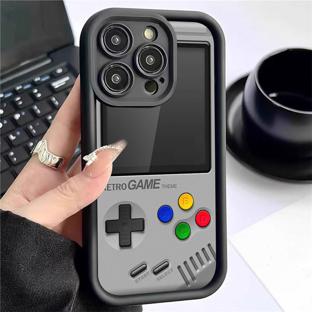 Retro Style Game Photo Print Ladder Lens Style Shockproof TPU Mobile Phone Cover Case for Iphone 11 12 13 14 15 16 17 18 Pro Max