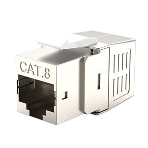 Linkwylan KJ169 40G Cat <span class=keywords><strong>8</strong></span> Keystone Jack 2000MHz Cat8 Module Keystone <span class=keywords><strong>RJ45</strong></span> Cat8 prise pour plaque frontale et panneau <span class=keywords><strong>de</strong></span> raccordement - Product Image 1