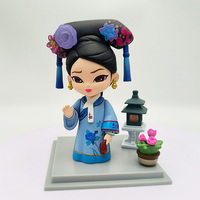 Ensemble de figurines de collection personnalisées de personnages de la Cour impériale chinoise en boîte mystère avec boîte de présentation, fabricant OEM ODM