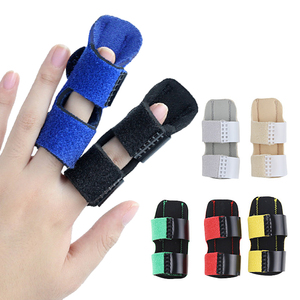 Férulas ajustables para dedos de nudillos para artritis, protector de placa de acero integrado, soporte para fractura de esguince, alivio del dolor - Product Image 1