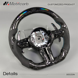Volant en fibre de carbone forgé personnalisé avec LED pour BMW Série F M2 M3 M4 M6 F87 F82 F80 F10 F15 X3 X5 F30 3 4 5 6 Series GT - Product Image 3