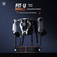 Exosquelette électrique intelligent FIT-U PRO pour les membres supérieurs |   Support d'épaule à double bras pour levage de charges lourdes et maintien de la main au-dessus de la tête