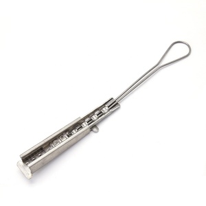 Semua jenis klem stainless penjepit drop kawat penjepit untuk kabel serat
