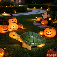 Statue de tortue en plastique moulé par soufflage écologique, décoration de jardin personnalisée pour l'extérieur, idéale pour les événements en hôtel et sur place publique