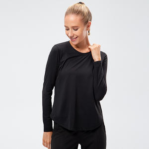 T-Shirt de Protection solaire SPF à manches longues pour femmes, chemises à séchage rapide, hauts de course de <span class=keywords><strong>randonnée</strong></span> en plein air - Product Image 5