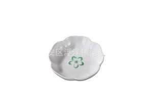 Plat à sauce en porcelaine de style <span class=keywords><strong>japonais</strong></span> et coréen à motif de fleurs de <span class=keywords><strong>cerisier</strong></span> - Rond, compatible micro-ondes, multi-usages pour condiments et hot <span class=keywords><strong>pot</strong></span> - Product Image 5
