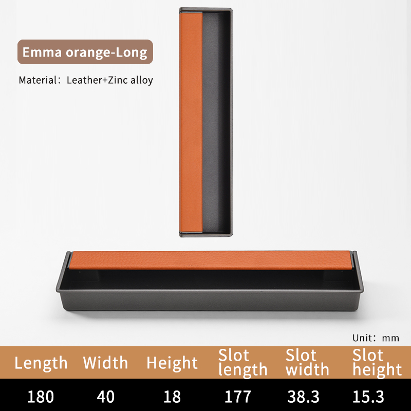 0077 Emma Orange-180 mm/7,09" de longueur