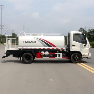 รถบรรทุกฉีดน้ำ 4x2 ยี่ห้อฟอร์แลนด์ ผลิตในจีน พร้อมถังเก็บน้ำเหล็กกล้าคาร์บอนขนาด 5000 ลิตร - Product Image 4