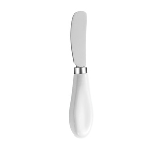 Coltello da burro in acciaio inossidabile 430 manico in ceramica spargitore di marmellata di formaggio cremoso coltello da formaggio in metallo per uso domestico prodotto - Product Image 6