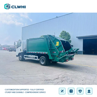 Nouveau camion à ordures compacteur arrière Howo 4x2 7M³ 150HP Euro 6, mini camions à ordures, camion compacteur de déchets Howo