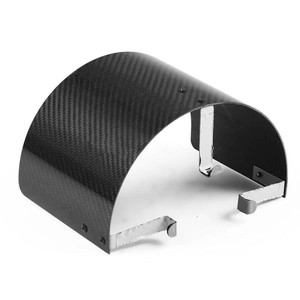 Cubierta Cónica Universal para Toma de Aire de Carreras, Protector de Aislamiento Térmico para Mejora de Automóviles, Acabado Iridiscente Plateado, Soporte Fijo D1352 - Product Image 5