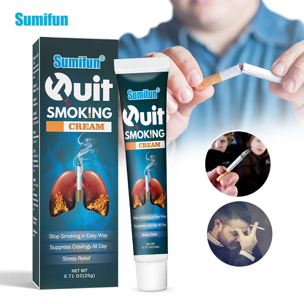 Stop Smoking Cream Chinese Medicine Quit Smoking Cessation Treatment Ointment Anti-smoking Healthy Therapy Medical Plaster