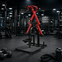 Máquina de Ejercicios para Tracción de Dorsales, Equipo Profesional de Gimnasio para Entrenamiento de Fuerza y Fitness