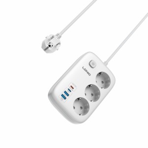 Nueva llegada LDNIO SE2 3250W Power Strip Extension Socket 3 EU Outlets con 4 SUB 13A Enchufe eléctrico Estándares DE LA UE - Product Image 6