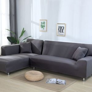 Housse de <span class=keywords><strong>Canapé</strong></span> Élastique Unie, Revêtement Extensible pour <span class=keywords><strong>Canapé</strong></span>, Serviette de <span class=keywords><strong>Canapé</strong></span> d'<span class=keywords><strong>Angle</strong></span> 3 Places Entièrement Enveloppante pour Méridienne - Product Image 3