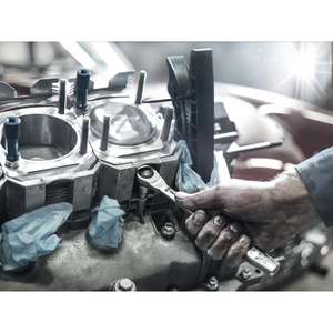 WERA - 05004077001 1/2'' Metal ratchet with push-through <b>square</b> and metric socket <b>set</b> (28 pcs.) RATCHET AND SOCKET <b>SETS</b> - Product Image 2