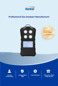 4in1 High Accuracy Portable Gas Detection Alarm Analyzer with Fast Response (T9030S) and Sound Alarm - Product Image 3