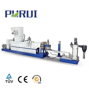 China Leverancier Plastic Extrusie Extruder Machine Met Plastic Granulator Machine