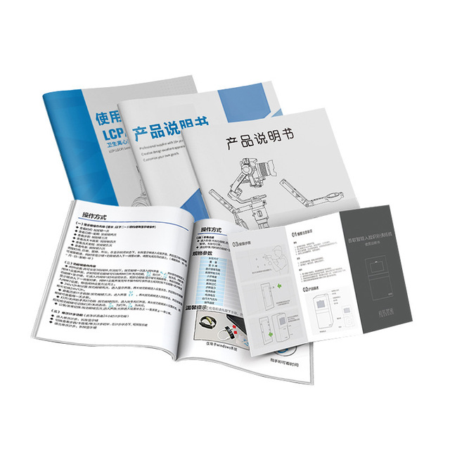 Watch Instruction Manual Booklet Printing Service with Digital Printing and Film Lamination for Instructions Manual Print