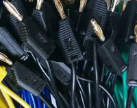 Cable de prueba de línea de cable Banana Plug de linterna de 2mm para multímetro 5 colores