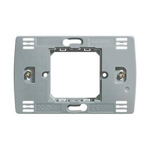 Supporto rettangolare per 2 moduli, design funzionale, ideale per il montaggio a parete e l'organizzazione dello spazio negli interni. - Product Image 1