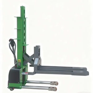 Chariot élévateur JXforklift multifonctionnel, capacité 1300/1500 kg, gerbeur à portée, gerbeur portable, entièrement électrique, auto-chargeur, auto-élévateur, longueur de la fourche - Product Image 1