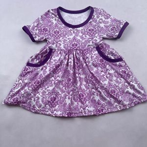 Qingli OEM Senza Tariffe Vestito a Pieghe per Bambina a Maniche Corte 2026 Grazioso Abito per Bambina - Product Image 3