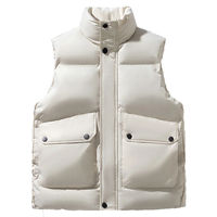 Gilet matelassé réversible noir pour l'automne, veste de sport sans manches, gilet softshell d'extérieur, chauffe-corps