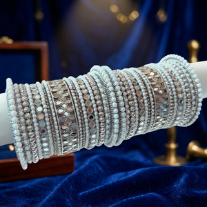 Best Quality Hand Work Fashion Bangle Set Hot Sale Ladies Luxury Style Bridal Jewelry Collection Bangles Small Changes Occur - Product Image 2