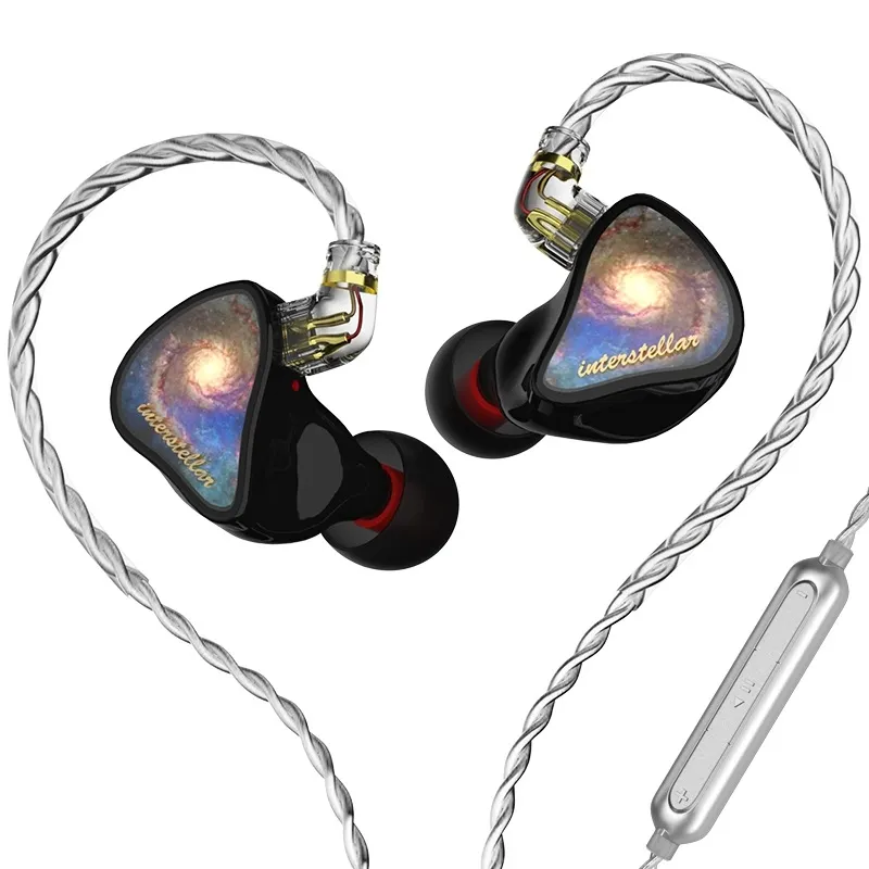 2023 prodotto caldo CVJ auricolare In-Ear stile resina 3.5mm auricolare cablato intercambiabile con microfono