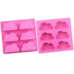 Molde de Silicona 3D para Pasteles, Diseño de Nube, 6 Cavidades, Creativo, Venta al por Mayor, Personalizado - Product Image 4
