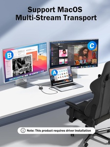 USB C/một bộ chuyển đổi màn hình kép, hỗ trợ MacOS 10.15 trở lên, Windows 10, 11, bộ chuyển đổi <span class=keywords><strong>HDMI</strong></span> kép cho MacBook Pro Air M1 M2 - Product Image 2