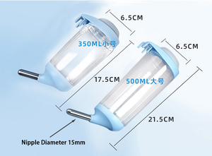 Bouteille d'eau automatique personnalisable pour animaux de compagnie, facile à installer, Cage, distributeur d'eau, pour chiens, chats, lapin, Hamster