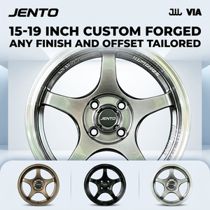 Jantes forgées sur mesure T6061 de 15 à 19 pouces, classiques à 5 branches, couleur argent, compatibles avec Nissan <span class=keywords><strong>Z</strong></span> Supra Miata Civic Tuning Alloy - Product Image 3