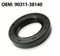 90311-38140 Nouveau joint d'étanchéité d'huile de transmission 38*58*11 compatible avec le joint d'étanchéité avant du vilebrequin du moteur Toyota