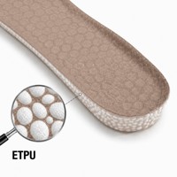 Semelles intérieures sport en mousse PU blanche AureRight, anti-fatigue, coussinets écologiques, antichocs, durables, unisexes