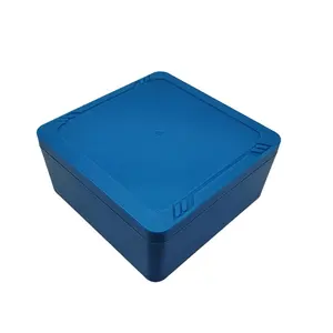 120*120*55mm Blue Outdoor Waterproof Plastic Enclosure Box Electronic Instrument Case Electrical Project Junction Box