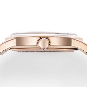 Elegante Reloj de Vestir con Números Romanos Antiguos para Hombre, con Esfera de Agujas, Caja de Acero Inoxidable Negra, Correa de Cuero, Reloj de Cuarzo - Product Image 5