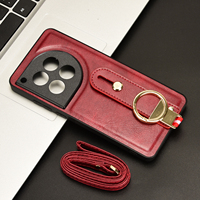 Housse de protection multifonctionnelle en cuir PU avec dragonne pour OnePlus ACE3/12R Coque arrière
