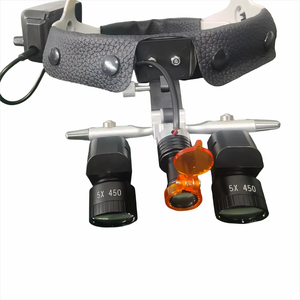 Lampada LED Ergonomica 48 Gradi 5W per Occhiali Ingranditori Dentali, <span class=keywords><strong>2</strong></span> Batterie, Ingrandimento 5X, Materiale Plastico, Garanzia 1 Anno, Faretto per Dentisti - Product Image 3