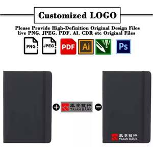 High Quality Wholesale Lined Personalized Custom Logo Print <b>A5</b>/A6/B5 PU Leather <b>Note</b> <b>Book</b> Promo Gift Business Office Notebook - Product Image 3