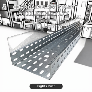 Canaux de câblage galvanisés perforés pour une dissipation thermique et une installation efficaces - Product Image 6