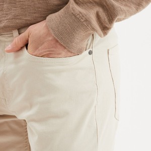 กางเกงขายส่งผู้ชายทรงตรงผ้าแคนวาส สั่งซื้อจำนวนมาก รับทำโลโก้ ผ้าฝ้ายผสมอีลาสเทน เป็นมิตรกับสิ่งแวดล้อม ระบายอากาศได้ดี ทรงกลาง - Product Image 4