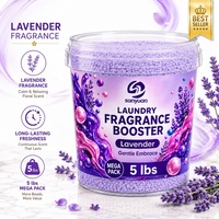Perles de parfum pour lessive, directement de l'usine, seau transparent de 5 livres, parfum personnalisé, marque privée, fournisseur en gros