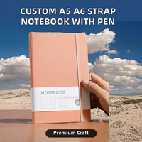 Ensemble cadeau de carnet en cuir avec logo personnalisé, journal d'affaires promotionnel pour entreprise, cadeau de bureau pour employé