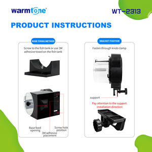 WARMTONE 24 시간 지능형 USB 자동 어항 피더 귀여운 디자인 조작하기 쉬운 수족관 및 액세서리 - Product Image 6