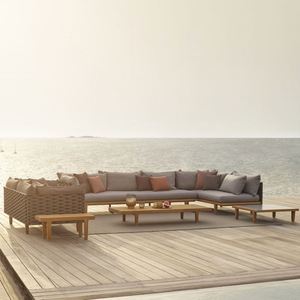 Élégant En Forme De L Mobilier De Salon Extérieur En Aluminium Base Coin Canapés De <span class=keywords><strong>Jardin</strong></span> - Product Image 4