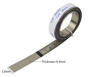 Misuratore a nastro per binari a T <span class=keywords><strong>da</strong></span> 1M-6M, autoadesivo, in acciaio inossidabile, con scala metrica, per tavoli <span class=keywords><strong>da</strong></span> fresatura e seghe circolari, strumento per la lavorazione del legno - Product Image 3