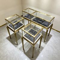 Support de présentation de bijoux avec éclairage LED, design durable et écologique, dimensions personnalisables