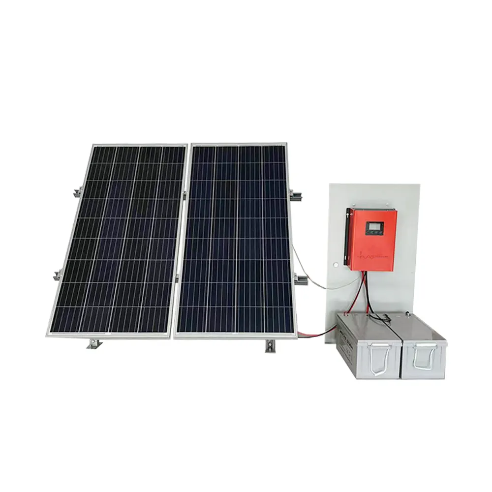 ソーラーパネルキットシステム鉛蓄電池ソーラーシステムを備えた5kvaオフグリッドソーラーパワーシステム